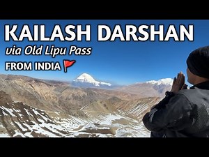 Kailash Mansarovar Darshan 🚩 Old Lipu Pass Route | Rare View of Mount Kailash & Mansarovar Lake