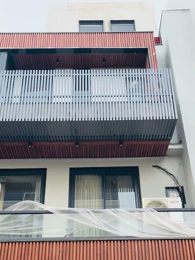 ACP sheet hpl cladding wpc luver installation