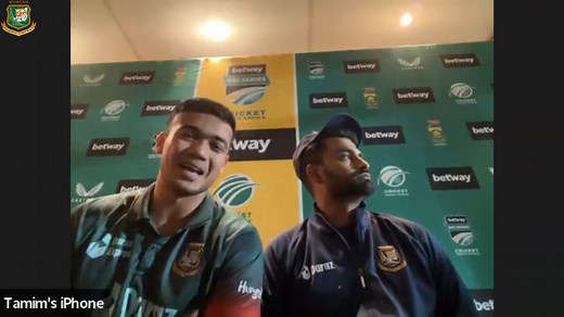 158K views · 14K reactions | Tamim Iqbal and Taskin Ahmed post match (23 March 2022) #BCB #cricket #SAvBAN | Bangladesh Cricket : The Tigers | Facebook