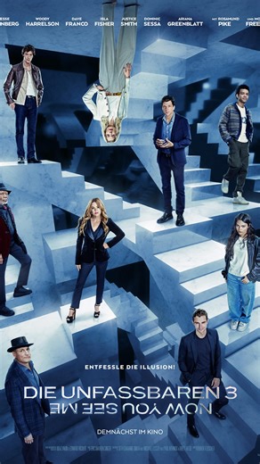 🎩 ✨ Die Meister der Illusion sind zurück! DIE UNFASSBAREN 3 – NOW YOU SEE ME startet am 13. November. | Filmpalast am ZKM