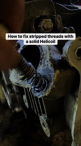 173K views · 869 reactions | How to fix stripped threads with a solid Helicoil #reelsfbシ #fbreelsfypシ゚viralfbreelsfypシ゚viral #reelsvideoシ #viralreelsシ #reelsfbシ #fbreelsfypシ゚ #viralreelsfacebook #viralreelschallenge #reelschallenge #trendingnow #Teambelbros | Team Belbros | Facebook