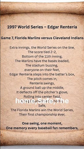 1997 World Series Edgar RenterIa