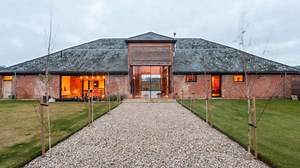 2K views · 64 reactions | A Huge English Barn Is Transformed Into An Incredibly Spacious Home | Log Homes | Facebook