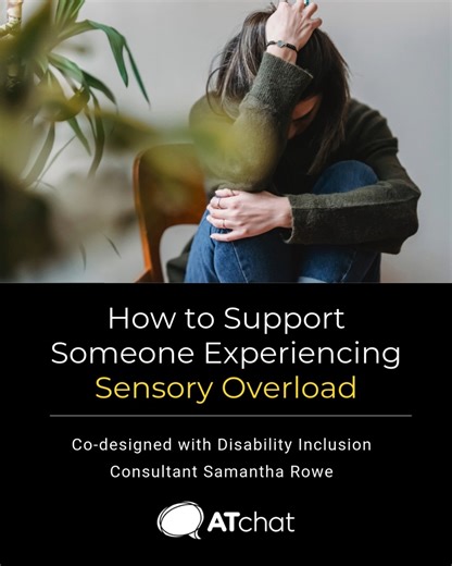 Understanding and supporting individuals with sensory sensitivities is crucial because sensory overload can be an extremely disorienting and overwhelming experience. We’re pleased to share a series of infographics on how to assist someone experiencing sensory overload! These tips come from our latest article, ‘Sensory Inclusion 101’, co-designed with Disability Inclusion Consultant Samantha Rowe 👉 https://bit.ly/SensoryInclusion By learning practical strategies, we can help create more inclusiv
