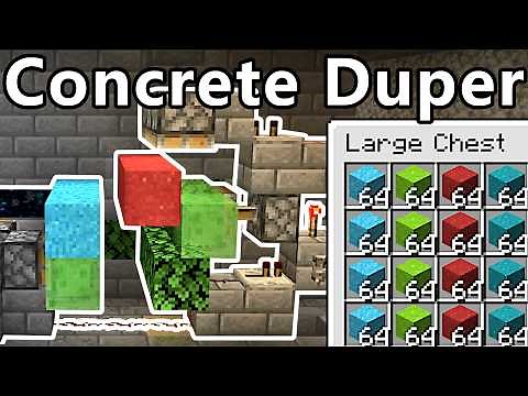 Concrate Duper | 36,000 Items/h | Minecraft 1.21+