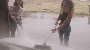 Beautiful Girls Washing Car High Pressure Stock Footage Video (100% Royalty-free) 1096448617 | Shutterstock