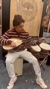 Played this beautiful Turkish instrument “Baglama” for the first time and couldn’t let go. Bringing it back home for concerts. | Ali Zafar