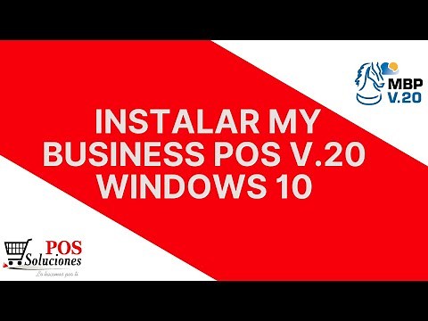 INSTALAR MY BUSINESS POS V 20 WINDOWS 10