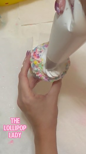 4.8K views · 97 reactions | How I made this adorable fake rainbow cupcake! Fake sprinkles, styrofoam muffin, and lollipop cabochon can all be found in my shop glamcandyboutique.etsy.com #rainbow #pastel #cupcake #frosting #fauxsweets #wreathpick #crafttutorial #fakebake | Glam Candy Boutique | Facebook