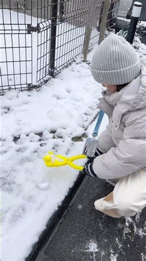東京で大雪❄️ 台湾から来た三世代家族、人生初の雪！東京罕見大雪❄️ 來自台灣的三代同堂，人生第一次看到雪！Rare Snowfall in Tokyo#shorts