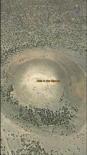 The Largest Known Explosion Crater on Earth; 16,400 Feet Wide
