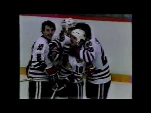 Chicago Blackhawks Minnesota North Stars Apr. 15, 1983 Game 2 Highlights