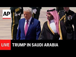 LIVE: Donald Trump arrives in Saudi Arabia
