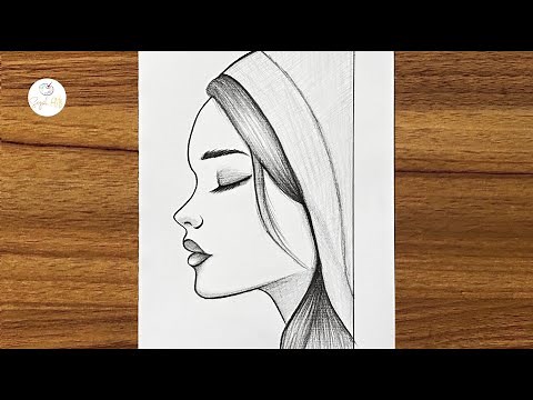 How to draw a beautiful girl || Easy drawing for girls step by step || Beautiful girl drawing