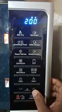 Microwave demo in samsung how to use defrost button #samsung #demo