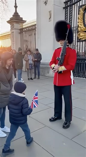 The King’s Guard’s Softest Moment 💂‍♂️ #shorts