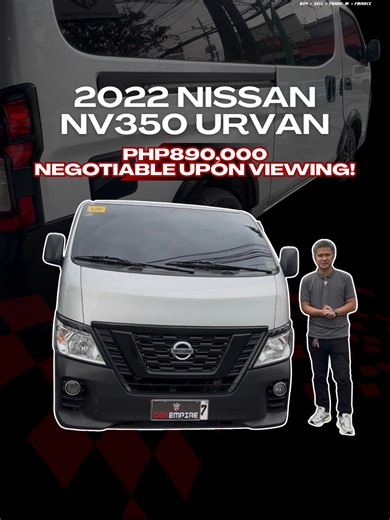 2022 Nissan NV350 Urvan Manual Review and Features