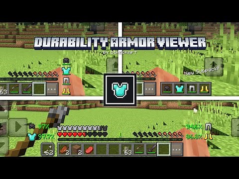 Durability Armor Viewer Update v1.2.0 | Addon Minecraft Bedrock/Pocket