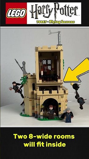 LEGO 76447: Flying Lessons. Set overview, conversion & connectivity to 76435 + DNS