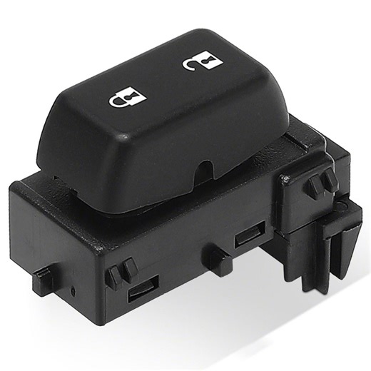 Silverado 2500 Front Door Lock Switch; Driver Side (10-14 Silverado 2500 HD w/ Manual Windows) - Free Shipping