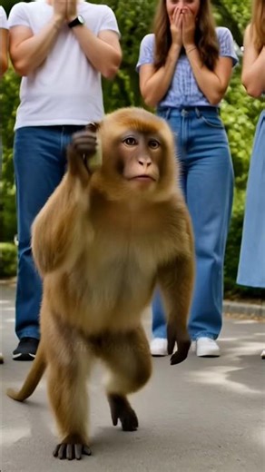 Monkey Talking on Phone 😂📱 | Funniest Animal Imitation #shorts #funny #comedy