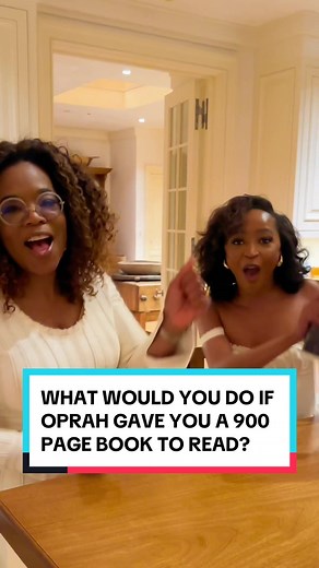 Good luck to Oprah’s daughter-girl @Thando Dlomo as she reads our latest book club pick! (@Blackstone Publishing) #ReadWithUs #OprahsBookClub #Familiaris #BookTok