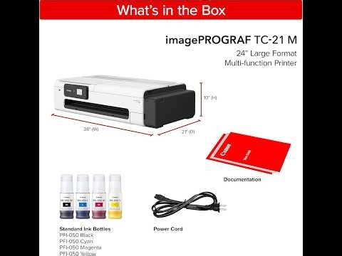 Canon imagePROGRAF TC-21M Printer : Can It Really Handle Posters, Labels & Large Format Prints?