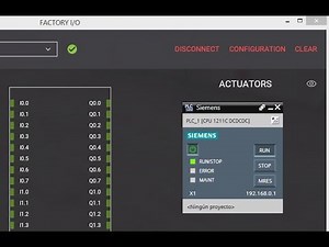FACTORY I/O con Simulador Siemens S7-PLCSIM - Conexión