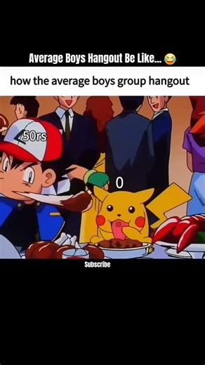 Ash & Brock Paying Everything While Pikachu Eats Free 🗿 #Pokémon #ashketchum #pikachu #brock #anime