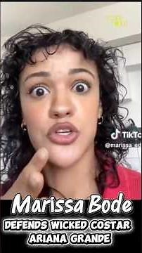 “Wicked star Marisa Bode Speaks Out After Ariana’s Scary Fan Incident!” #WickedForGood #Ariana