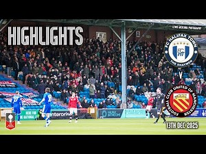 Halifax Town 4 - 0 FC United: Match Highlights
