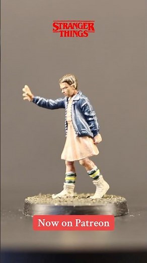 Stranger Things paint tutorials now on patreon. #shorts #strangerthings