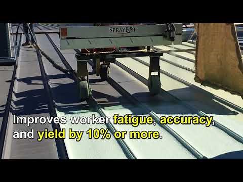 Spraybot - the latest technology in commercial roofing installation
