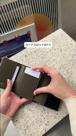 男女兼用！LOEWEの3つ折り財布👛 #loewe #ロエベ #財布 #wallet #メンズファッション #shorts