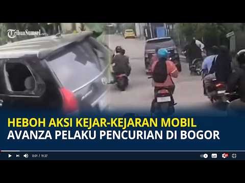 Heboh Aksi Kejar-kejaran Mobil Avanza Pelaku Pencurian di Bogor, 1 Diamankan