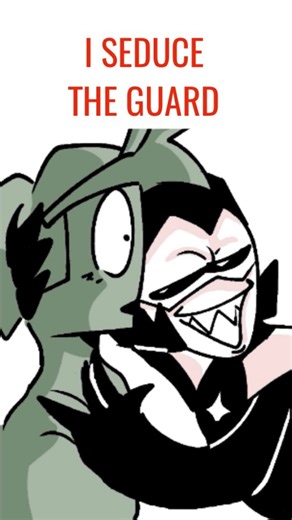 Robot Dad 🤖 on Instagram: "I think this is the part where our hero and his nemesis makeout for the rest of the episode. I love making cartoons! You can watch more Galactic Defense Force on YouTube! Illustrated by @feral.fettucclni GDF by @rainbott #galacticdefenseforce #rainbott #indieanimation #fyp #animation #animated #comedy #dnd #improv #funny #dnd5e #dndmemes"