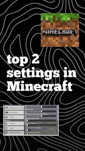 Best settings for the Minecraft #minecraft #youtube #minecraftshorts #minwcraftlivepocketedition