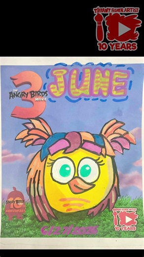 TFA Drawings: The Angry Birds Movie 3 Olly, Glider and June First Time Drawings | TFA #shorts