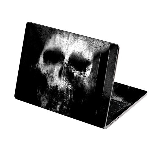 MacBook AIR 13.6" (2025, M4) SIGNATURE Horror Black & White SKULL Skin