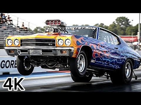 Old school drag racing cars