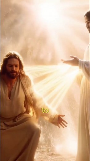 When Jesus Walked Through the Storm With an Angel of Fire #like&subscribe #Jesus #ArchangelMichael #DivineLight #HeavenlyWar #faith