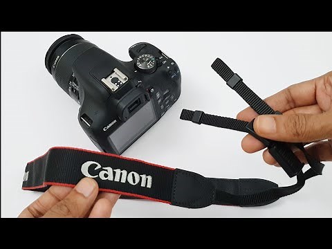 Canon 1500D DSLR - How to Attach Strap