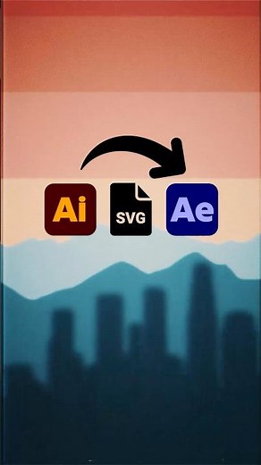 Illustrator to After Effects with SVG import