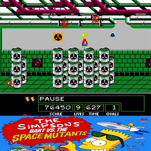 The Simpsons Bart Vs The Space Mutants | NES | 1991 | Retro-Entertainment TV