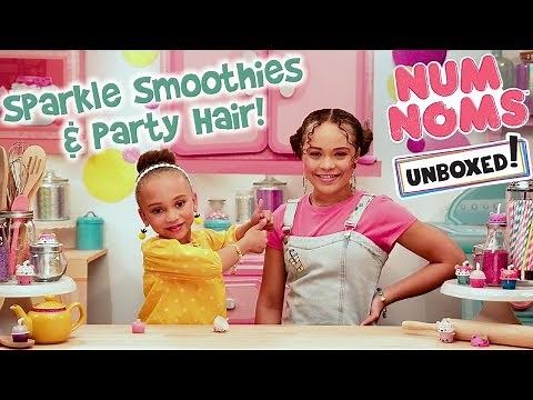 UNBOXED! | Num Noms | Season 4 Episode 3: Sparkle Smoothies & Party Hair!
