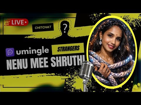 Let's Talk with strangers! | omegle / Monkey app Live Stream by NenuMee Shruthi