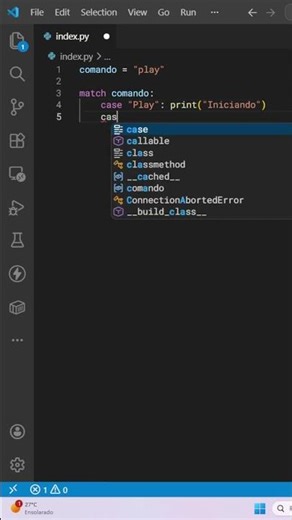 Pare de usar IFS INFINITOS no Python! 🛑 #shorts