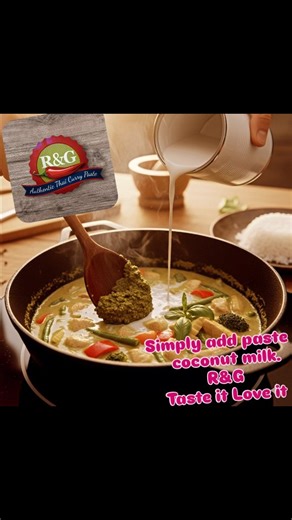 R&G thai curry paste Variety of curry paste from southeast asia All made from natural ingedients. Taste it! Love it! #instafood #instafoodie #thaigreen #tiktokfood | R&G Authentic Thai Curry Paste