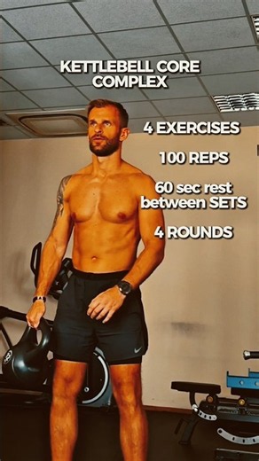 100-REP KETTLEBELL COMPLEX #kettlebell #core #homeworkout