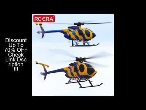 RC ERA C184 Mini MD500 with Optical Flow Sensor Scale Micro RC Helicopters for Adults Beginner Remot